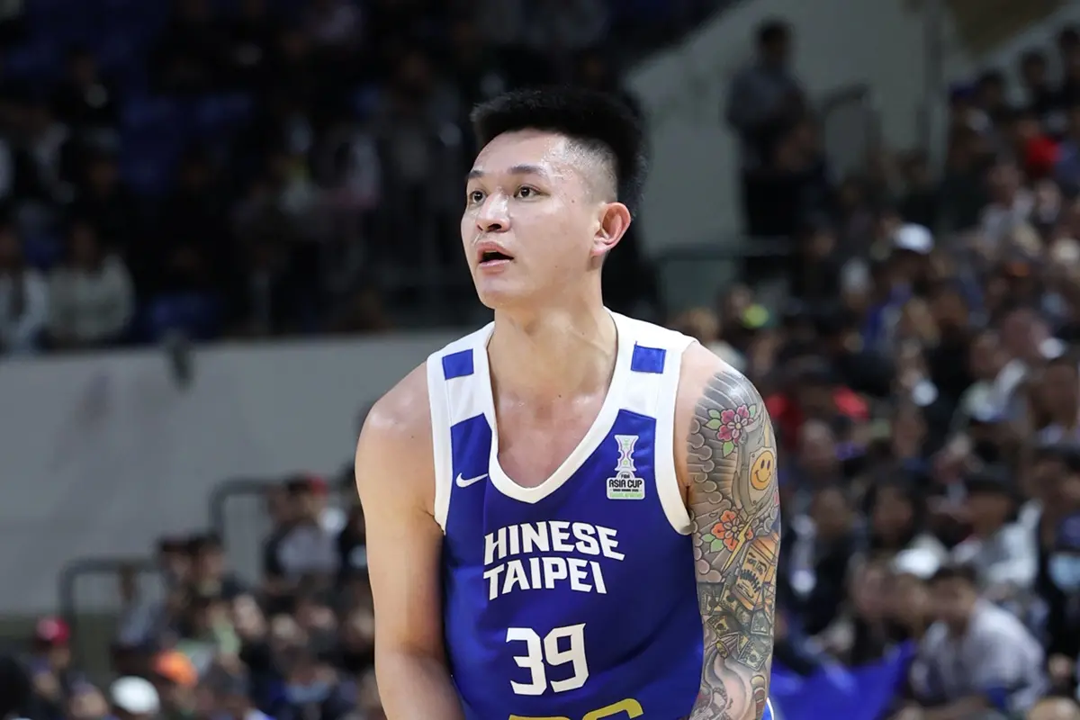 ▲賽後盧峻翔受訪時帶著一些情緒，坦言這一場對自己信心幫助很大，因為打國際賽對自己來說是一個爭取旅外的舞台，很珍惜這些機會。（圖／中華籃協提供）