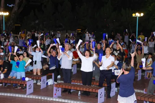 嘉義市中正公園將現場轉播賽事。(圖/翻攝勇媽阿惠 - 黃敏惠臉書) ▲嘉義市中正公園將現場轉播賽事。(圖/翻攝勇媽阿惠 - 黃敏惠臉書)