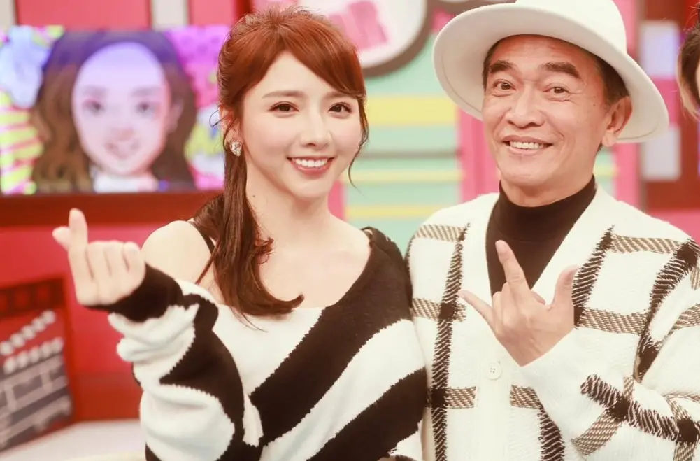 ▲被小優大嘴巴造謠靠關係才取得節目主持棒的苦主宋羽葤（左），昨日表示在吳宗憲（右）的提醒下，她決定蒐證，放話要對小優提告。（圖／宋羽葤臉書）