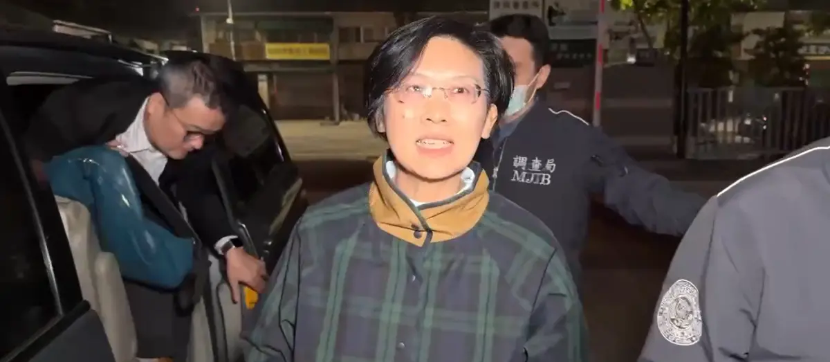 ▲林岱樺事後還提到，偵訊10幾個小時期間，有一半時間都在靜坐。（圖／NOWnews攝影中心）