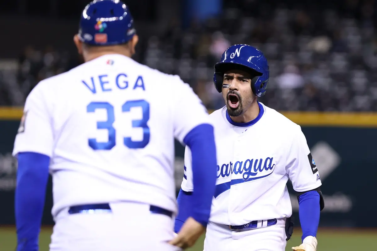 ▲2026年第6屆WBC世界棒球經典賽資格賽（World Baseball Classic Qualifiers）A組今（21）日正式點燃戰火，由南非交手尼加拉瓜，南非隊在第五局先馳得點，尼加拉瓜則在第七局追平比分，雙方一路打到正規九局結束都未能分出勝負，尼加拉瓜最後靠著再見安打，以2：1險勝南非，取得資格賽首勝。（圖／大會提供）