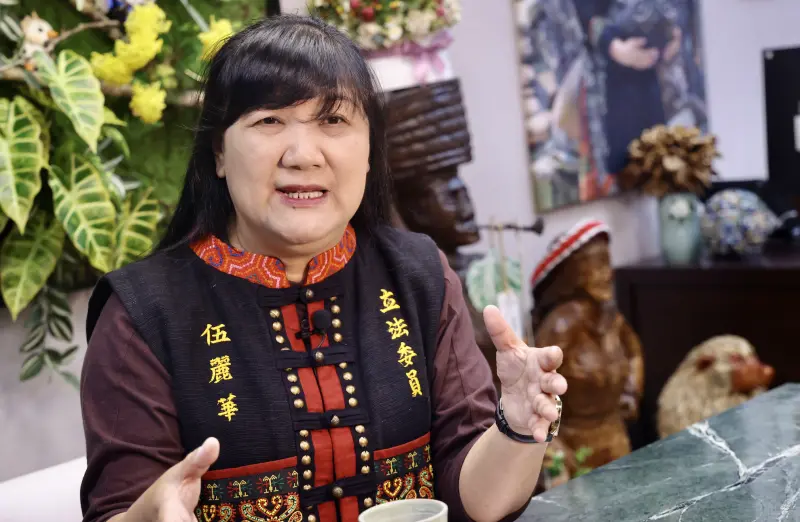 ▲伍麗華表示大多數原住民不會因不同政黨就不支持，對罷免普遍無感。（圖／記者李政龍攝）