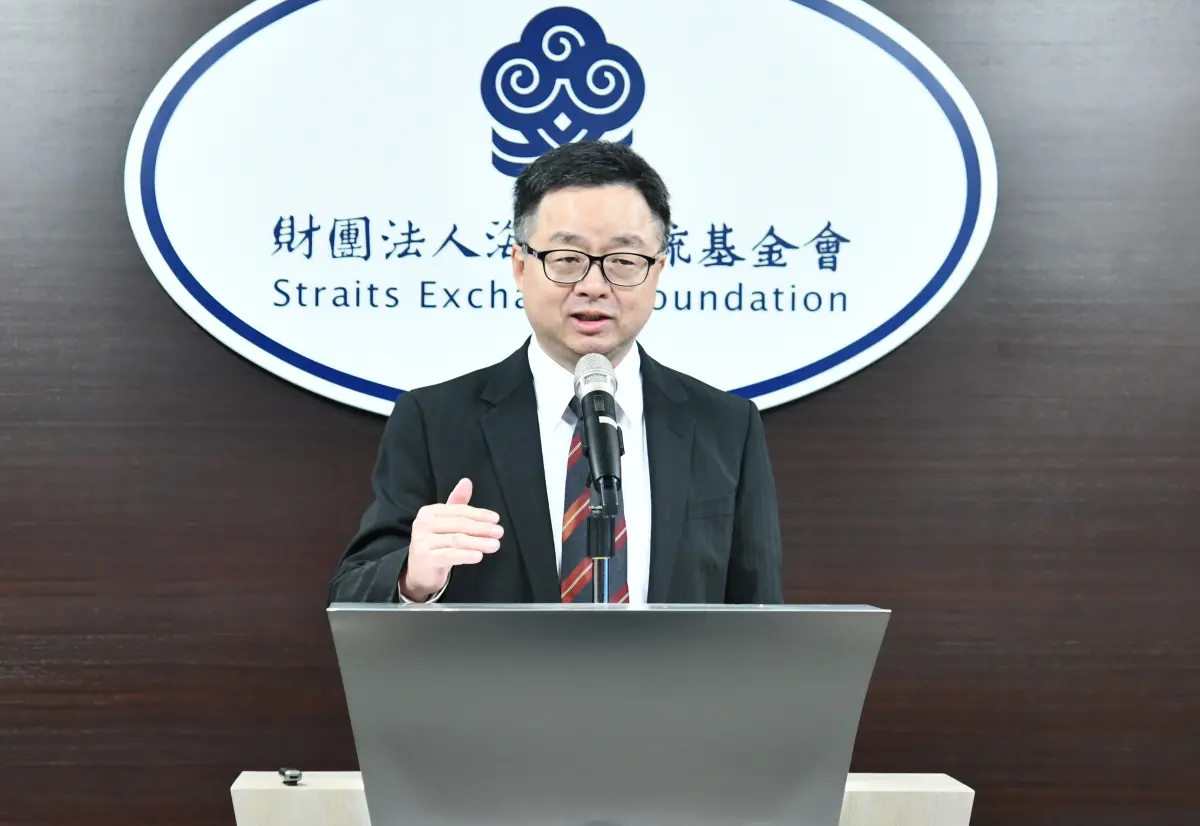 ▲我將不採認華僑大學、廣州暨南大學及北京華文學院等3所統戰部所屬學校的學歷，海基會秘書長羅文嘉今表示，支持教育部做法。（圖／海基會提供，2025.02.21）