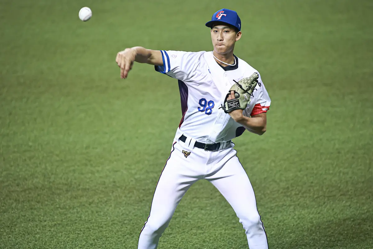 ▲旅美好手沙子宸明天將代表中華隊先發出戰南非，期盼壓制南非打線，幫助中華隊止敗。（圖／記者葉政勳攝）