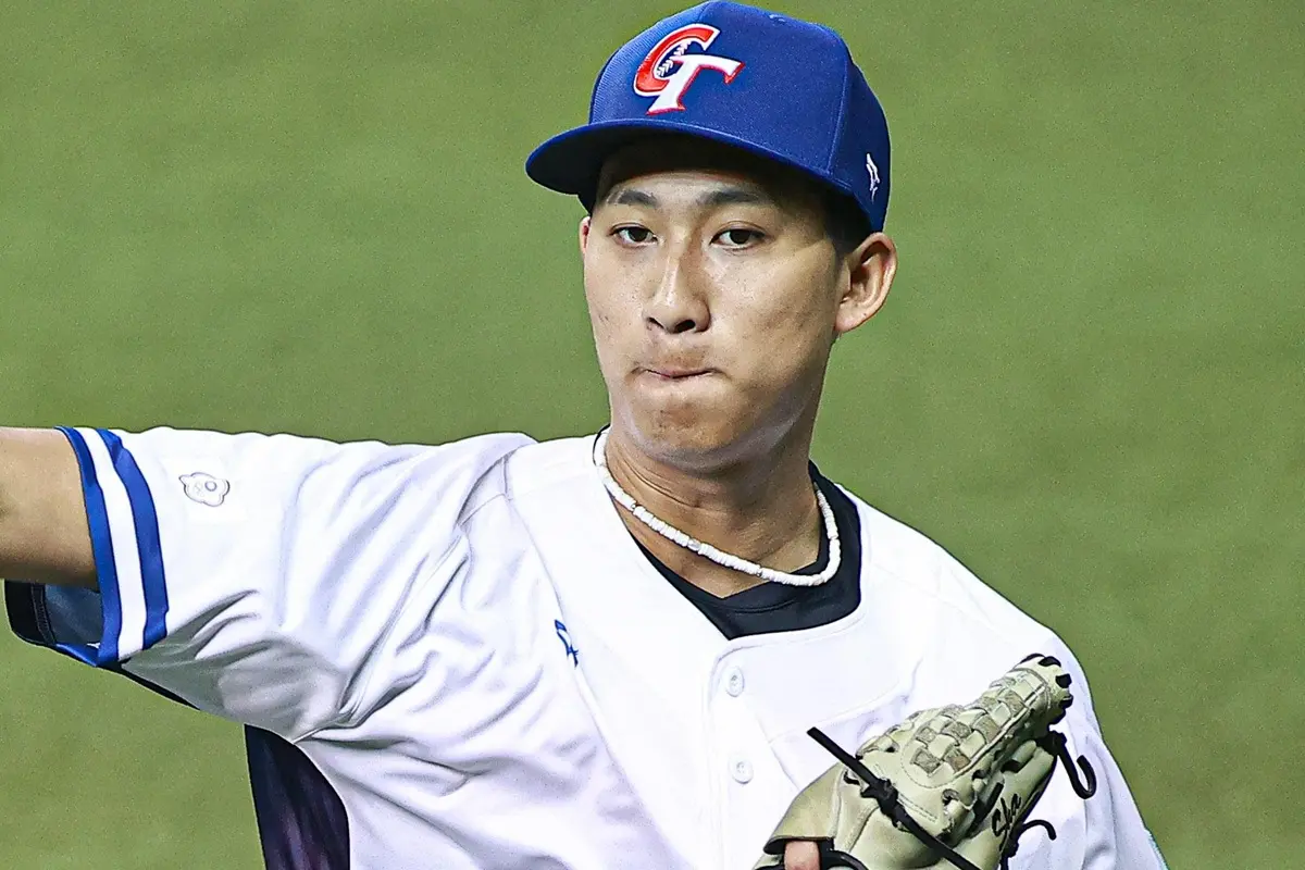 ▲綽號「大沙」的沙子宸以簽約金37.5萬外加5萬獎學金、合約總值42.5萬美金正式加盟美職運動家，成為非科班出身的第一人。（圖／記者葉政勳攝）