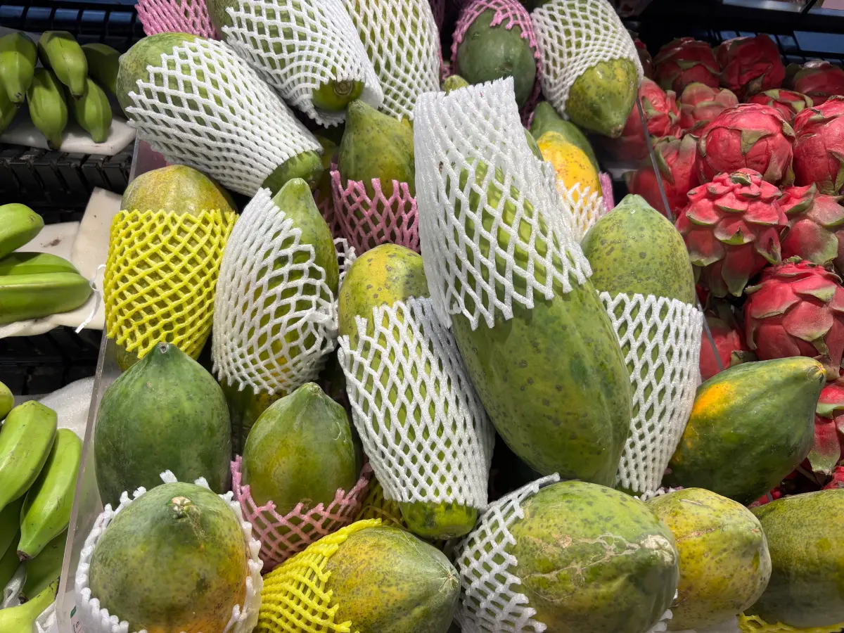 ▲你知道發霉的木瓜等水果、食物要怎麼丟嗎？不少人直覺想到要丟廚餘，但其實都做錯了。（圖／記者徐銘穗攝）