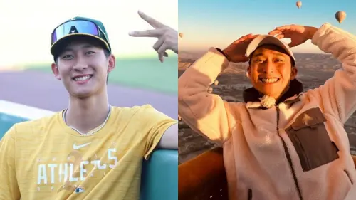 ▲沙子宸（左）撞臉藝人浩子（右）。（圖／IG shatzuchen、plungonfamily）