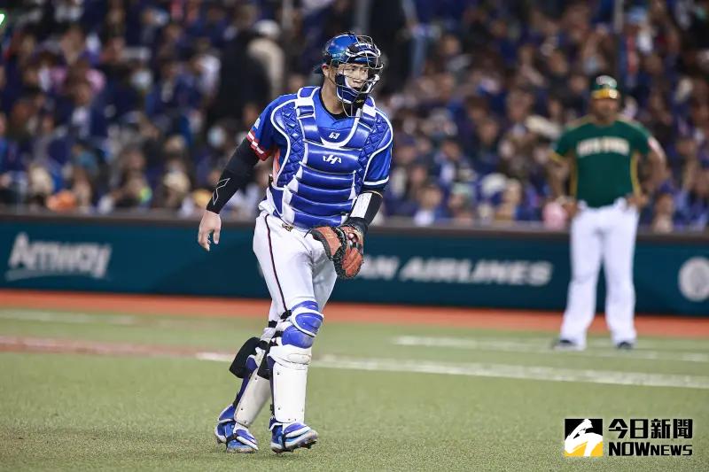 ▲經典賽資格賽中華隊捕手蔣少宏。（圖／記者葉政勳攝 , 2025.02.22）