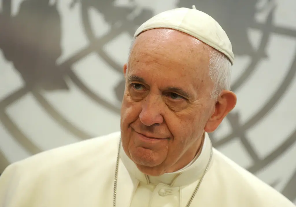 ▲教宗方濟各(Pope Francis)因雙側肺炎(double pneumonia)住院已5週，教廷表示他計畫在23日首次公開露面。資料照。（圖／美聯社／達志影像）