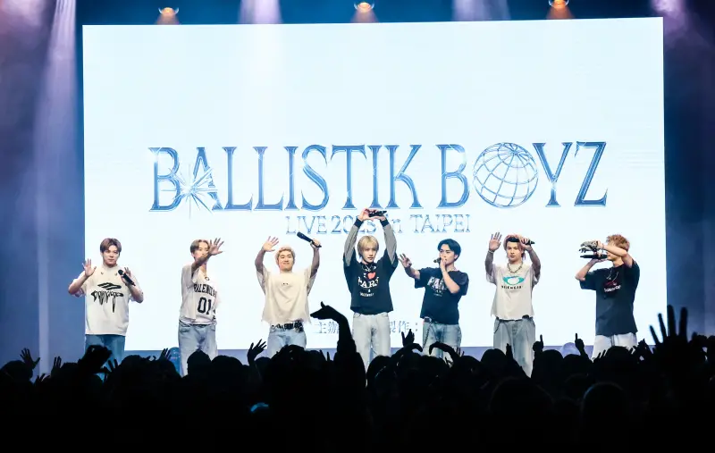 ▲放浪師弟團BALLISTIK BOYZ from EXILE TRIBE成員日高龍太、加納嘉將、深堀未來、海沼流星、奧田力也、松井利樹、砂田將宏等7人在台北開演唱會，大師兄AKIRA當驚喜嘉賓助陣。（圖／LDH愛夢悅）