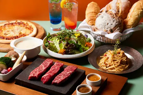 身分證拿出來!對中一碼王品「鐵板燒加菜」 和牛燒肉69元起加購 ▲高雄市楠梓「犝犝 燄牛排館」全新開幕,五星好評送菜優惠。(圖/犝犝 燄牛排館提供)