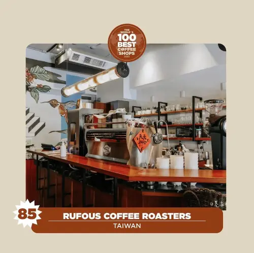 ▲台北大安的Rufous Coffee Roasters，成為台灣唯一擠入百大咖啡館的店家。（圖／theworlds100bestcoffeeshops IG）