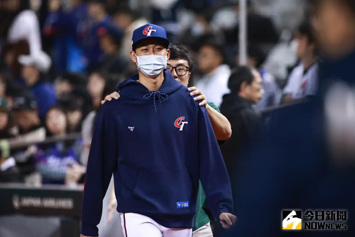 ▲關鍵南非之戰，中華隊旅美好手沙子宸有效壓制南非打線，主投2.2局，飆出生涯最快的152公里速球，助中華隊取勝。（圖／記者葉政勳攝 , 2025.02.23）