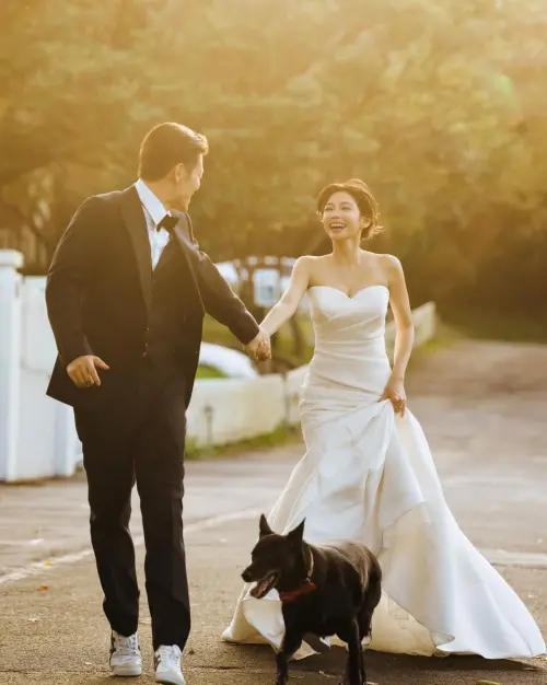 曾智希曬婚紗照,陳志強沒露臉。(圖/曾智希IG) ▲曾智希曬婚紗照,陳志強沒露臉。(圖/曾智希IG)