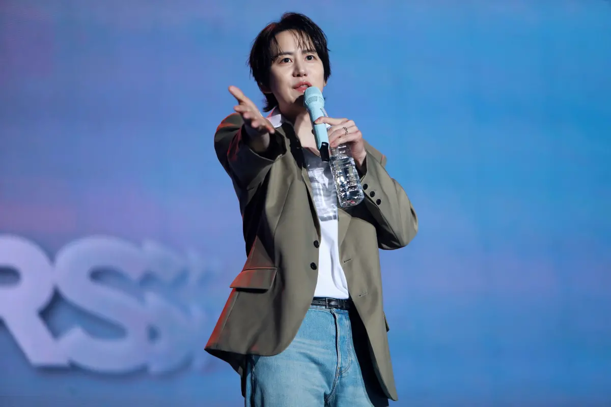 ▲Super Junior（SJ）圭賢在台開演唱會，看到粉絲攜伴追星，假裝吃醋超爆笑。（圖／D-SHOW）