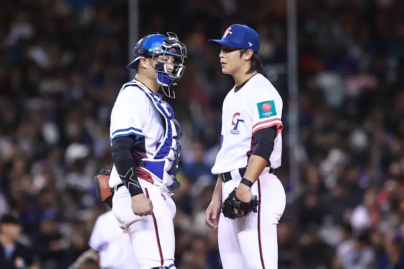 ▲呂詠臻（右）與蔣少宏（左）首度在國際賽搭檔。（圖／記者葉政勳攝 , 2025.02.23）