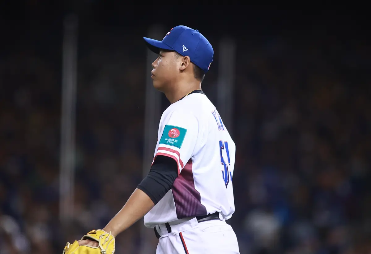 ▲經典賽資格賽中華隊投手伍祐城。（圖／葉政勳攝，2025.02.21）