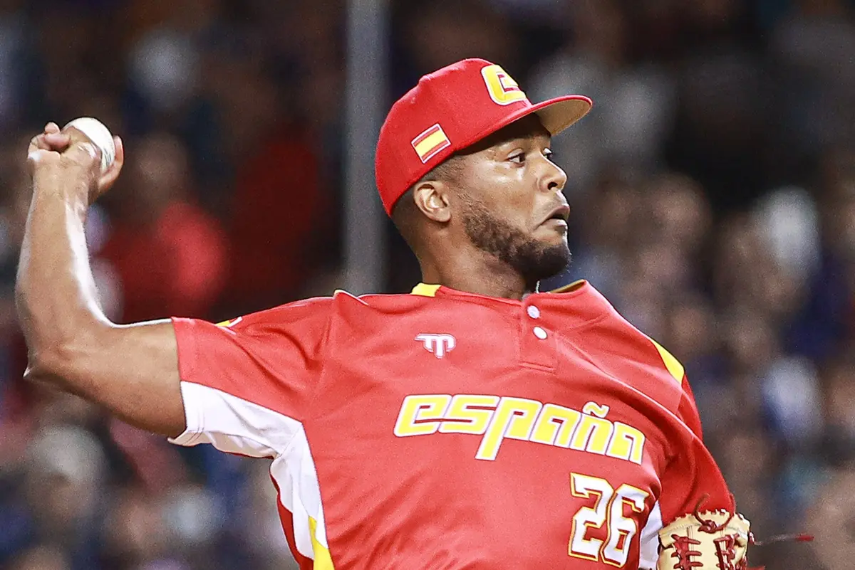 ▲根據古巴知名棒球記者Francys Romero爆料，28歲右投拉索（Ramon Rosso）有望成為本周二（24日）2026年第6屆WBC世界棒球經典賽（World Baseball Classic）西班牙對戰中華隊的先發投手。（圖／記者葉政勳攝）