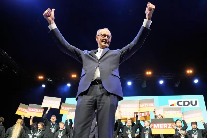 ▲德國準總理、基民黨黨魁梅爾茨(Friedrich Merz)。(圖/美聯社/達志影像)