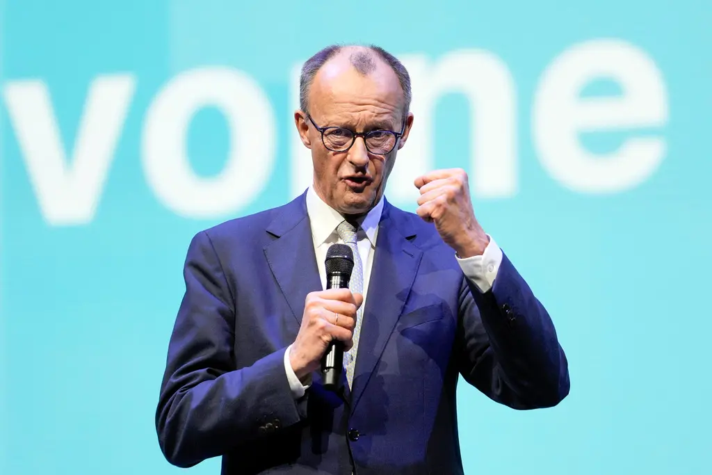 ▲德國準總理、基民黨黨魁梅爾茨（Friedrich Merz）。（圖／美聯社／達志影像）