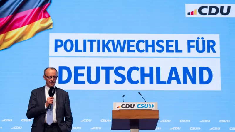 ▲德國國會大選落幕,基民黨黨魁梅爾茨(Friedrich Merz)有望成為下一任總理。(圖/美聯社/達志影像)