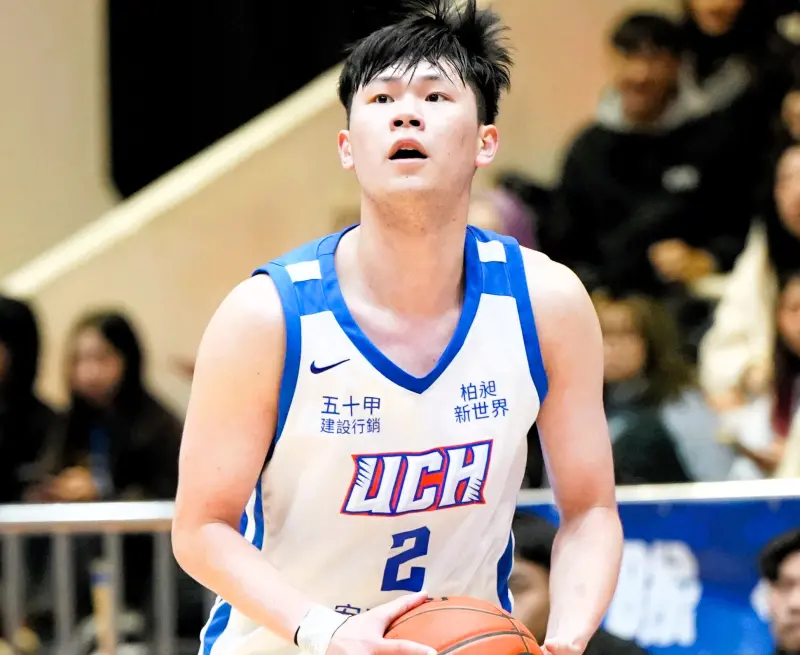 ▲UBA健行科大廖本謙17分全場最高。並率隊取得八強複賽3連勝。（圖／大專體總提供）