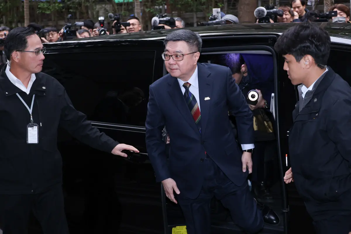 ▲對於林靜儀留言惹議，卓榮泰表示要求謹言慎行，對人民負責。（圖／記者陳明安攝，2025.02.25）