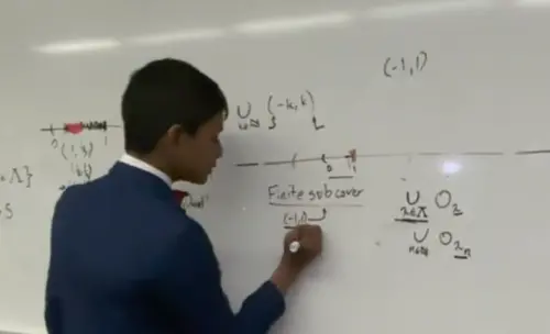 ▲艾薩克年紀很小就能解複雜的數學題。（圖／翻攝自臉書）