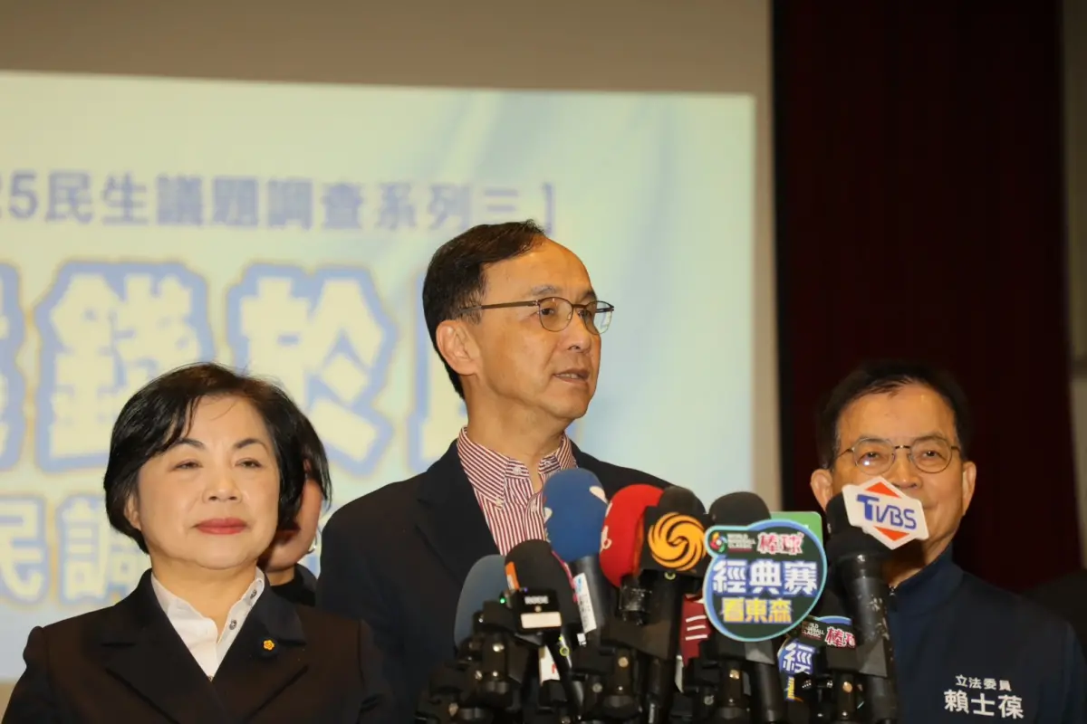 ▲國民黨主席朱立倫說，沒特定指誰。（圖／國民黨提供）