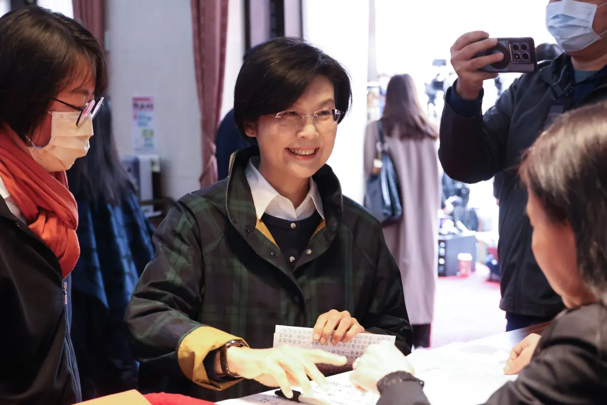 ▲民進黨立委林岱樺服務處多名員工遭依貪污罪聲押。（圖／記者陳明安攝，2025.02.25）