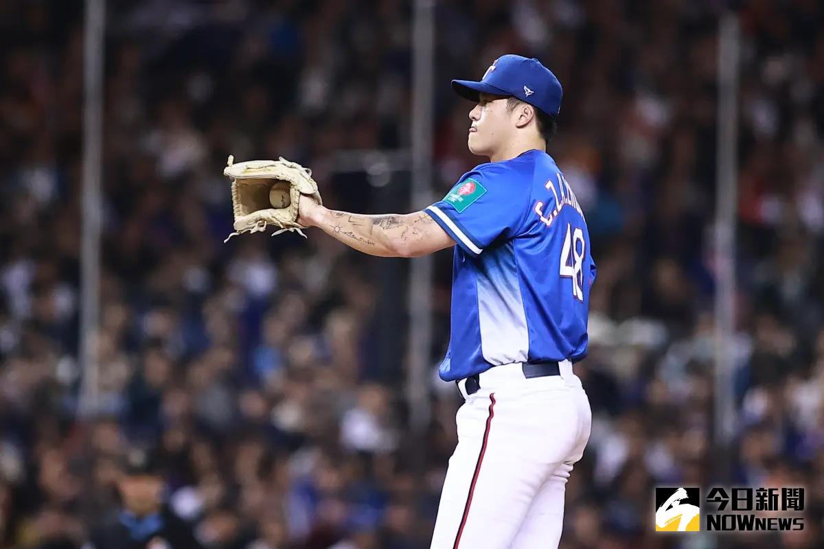 ▲效力MLB美國職業棒球大聯盟（Major League Baseball）運動家2A的台灣投手莊陳仲敖，今（4）日在面對洛杉磯道奇2A的比賽中再次以長中繼身分登板，主投5局無失分，僅被擊出4支安打，送出1次三振與1次保送，成功壓制對手火力。（圖／記者葉政勳攝 , 2025.02.25）
