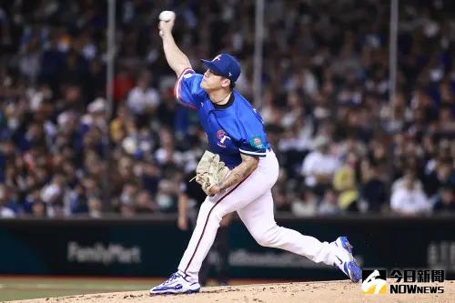 ▲經典賽資格賽面對西班牙中華隊先發投手莊陳仲敖。(圖/記者葉政勳攝 , 2025.02.25) ▲經典賽資格賽面對西班牙中華隊先發投手莊陳仲敖。(圖/記者葉政勳攝 , 2025.02.25)