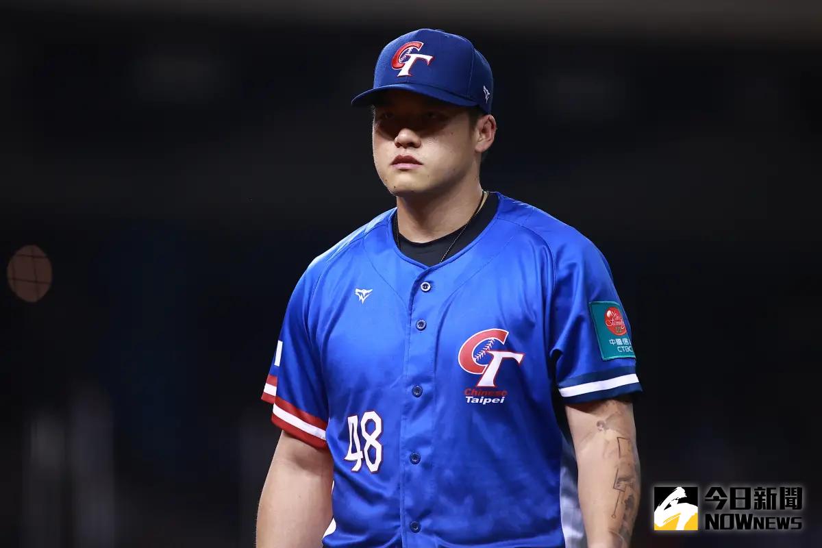 ▲經典賽資格賽，落後的西班牙1局下「拐氣」成功，突破中華隊先發投手莊陳仲敖，連3支安打也得1分，目前我國2：1領先。（圖／記者葉政勳攝 , 2025.02.25）