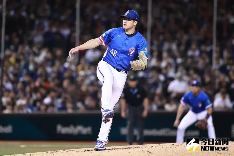 ▲旅美好手莊陳仲敖13日在2A先發時提前退場，經紀公司回應，莊陳仲敖該場比賽手臂緊繃，教練團謹慎處理，選手並無大礙。（圖／記者葉政勳攝 , 2025.02.25）