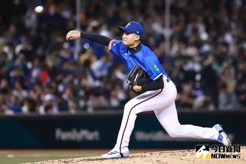 ▲經典賽資格賽中華隊中繼投手徐若熙表現完美，穩住軍心。（圖／記者葉政勳攝 , 2025.02.25）