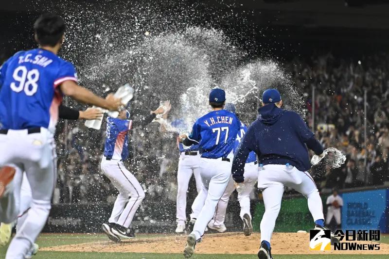 ▲經典賽資格賽中華隊在附加賽以6:3擊敗西班牙取得晉級2026經典賽正賽的資格。（圖／記者葉政勳攝 , 2025.02.25）