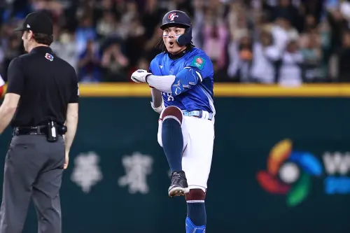 ▲中華隊當家主砲張育成延續火燙手感，在經典賽資格賽的最終附加賽繳出5打數2安打，是中華隊晉級會內賽的功臣之一。（圖／記者葉政勳攝，2025.02.26）