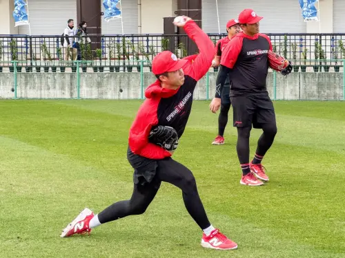 ▲味全龍投手張景淯表示：「日本的球風格和台灣不太一樣，像是配球和打者的策略都很細膩，這些都是值得學習的地方。」（圖／味全龍提供）