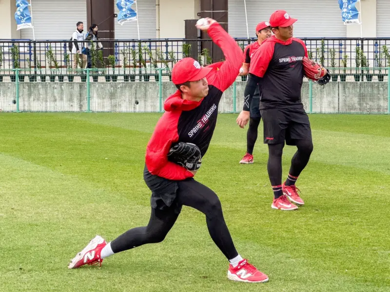 ▲味全龍投手張景淯表示：「日本的球風格和台灣不太一樣，像是配球和打者的策略都很細膩，這些都是值得學習的地方。」（圖／味全龍提供）