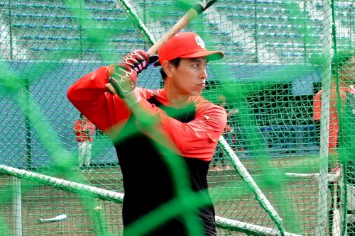 味全龍內野手吳東融談到能在日本比賽真的很感動。(圖/味全龍提供) ▲味全龍內野手吳東融談到能在日本比賽真的很感動。(圖/味全龍提供)