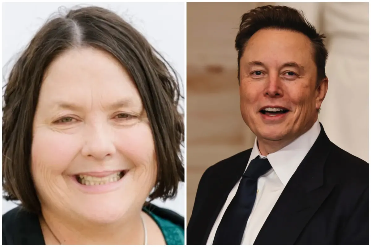 ▲白宮發表聲明表示，政府效率部（DOGE）目前的官方負責人是代理部長格里森（圖左）。（合成圖／翻攝自LinkedIn；美聯社／達志影像）