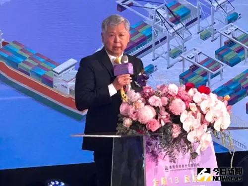 ▲台灣港務公司董事長李賢義致詞。(圖／記者黃守作攝，2025.02.26)