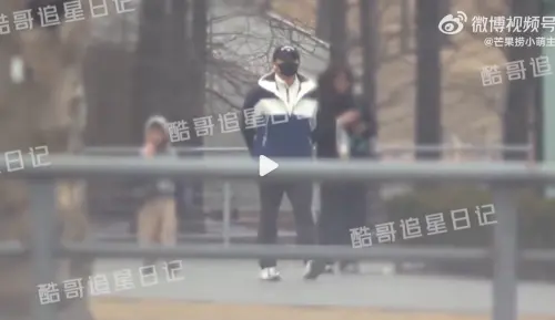 吳奇隆帶小孩公園散步!身旁「女伴」不是劉詩詩 ▲吳奇隆帶小孩公園散步!身旁「女伴」不是劉詩詩(圖/翻攝自微博)
