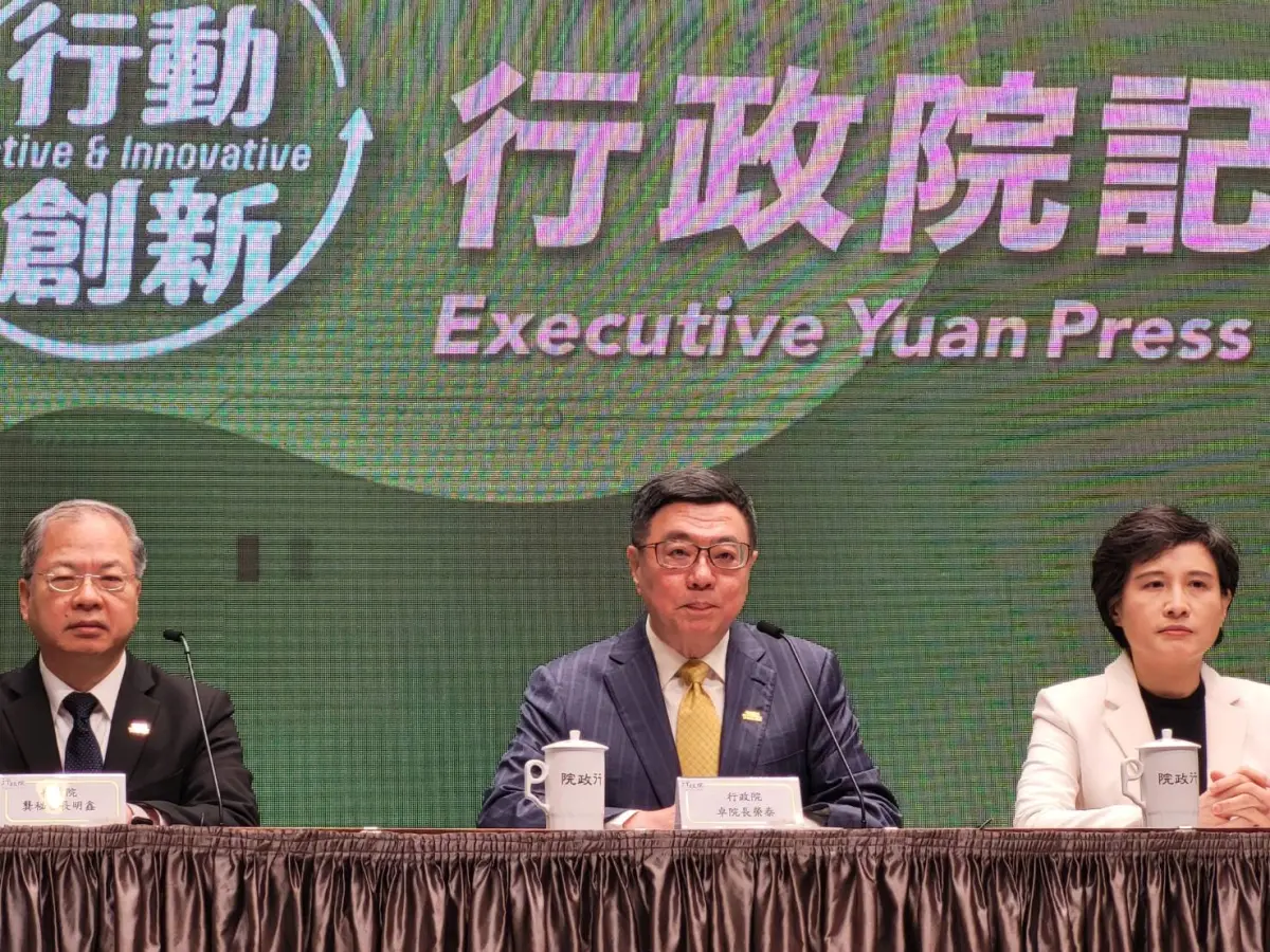 ▲卓榮泰表示，對於中共這種違反國際慣例、恣意鬧事的行為，希望能有所自制。（圖／記者陳佩君攝，2025.02.27）