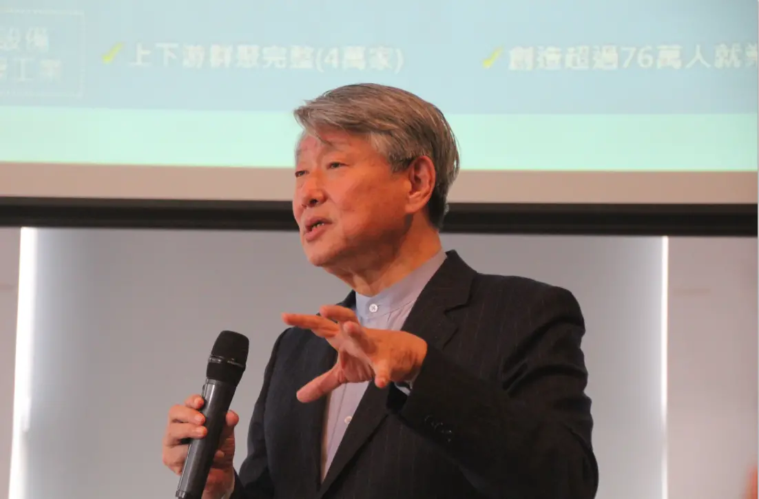 ▲經濟部長郭智輝今（27）日在媒體座談表示，相關的人事安排需要行政院決定。（圖／記者鍾泓良攝影）