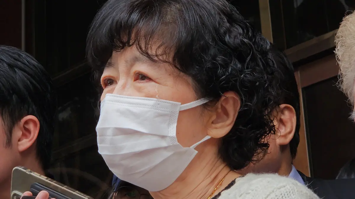 ▲柯文哲妻陳佩琪受訪落淚，對檢方喊話「極度不諒解」。（圖／記者劉松霖攝）