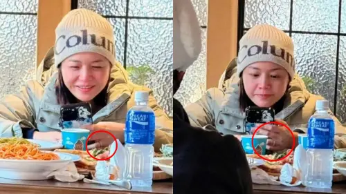 ▲陳妍希(如圖)在網友的鏡頭下頗顯老態,還被發現手上戴著婚戒。(圖/小紅書 @明星日常) ▲陳妍希(如圖)在網友的鏡頭下頗顯老態,還被發現手上戴著婚戒。(圖/小紅書 @明星日常)