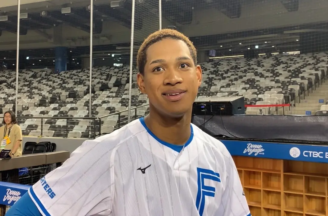 ▲万波中正對中華隊表現印象深刻。（圖／記者陳柏翰攝）