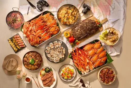 台北國泰萬怡酒店MJ Kitchen即日起至5月15日推出「環球美食航線」主題菜色。(圖/台北國泰萬怡酒店提供) ▲台北國泰萬怡酒店MJ Kitchen即日起至5月15日推出「環球美食航線」主題菜色。(圖/台北國泰萬怡酒店提供)