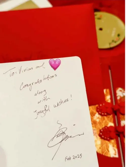 ▲方大同歌迷會近日才分享方大同的親筆賀卡。（圖／翻攝方大同歌迷會小紅書）